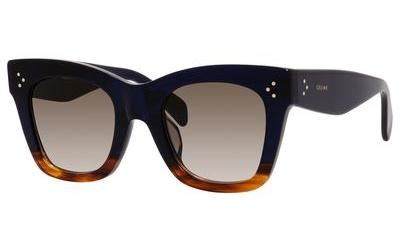 celine 41098 f s 0qlt havana blue blue sunglasses|Celine 41098 F/S sunglasses .